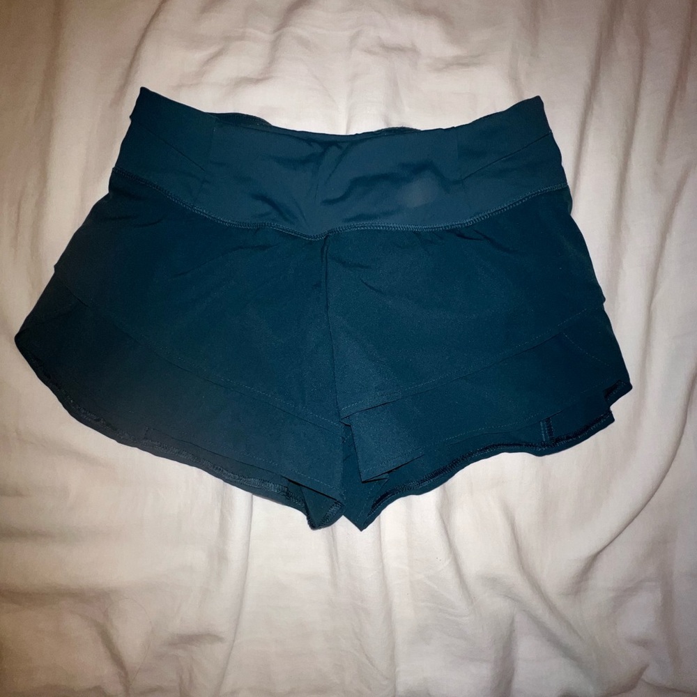 Dark teal Carrie underwood shorts